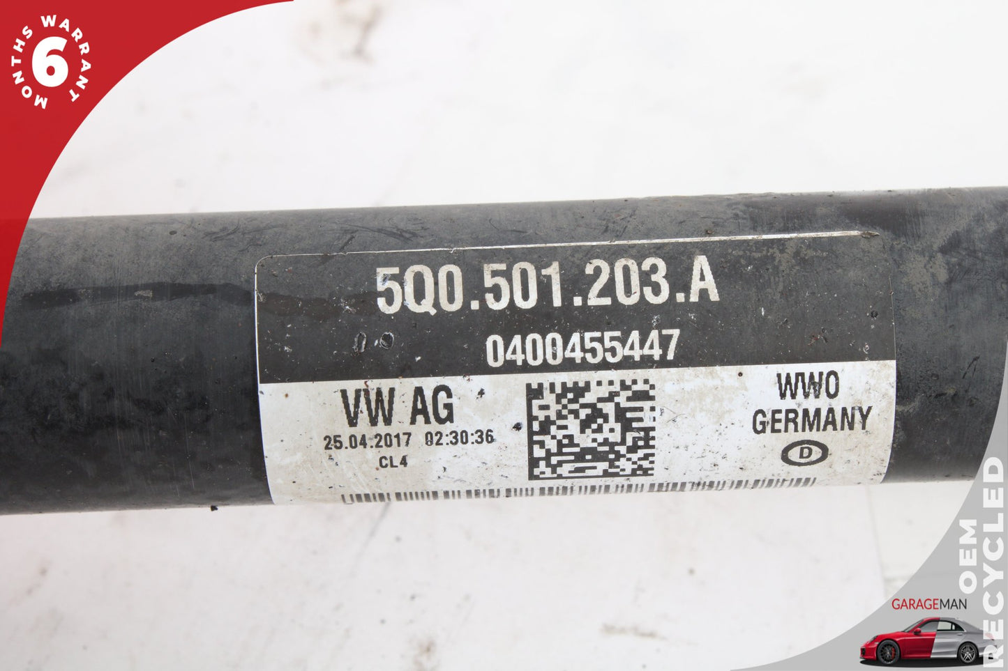 2015-2020 Audi A3 S3 AWD Rear Left Driver Side CV Axle Shaft 5Q0501203A OEM