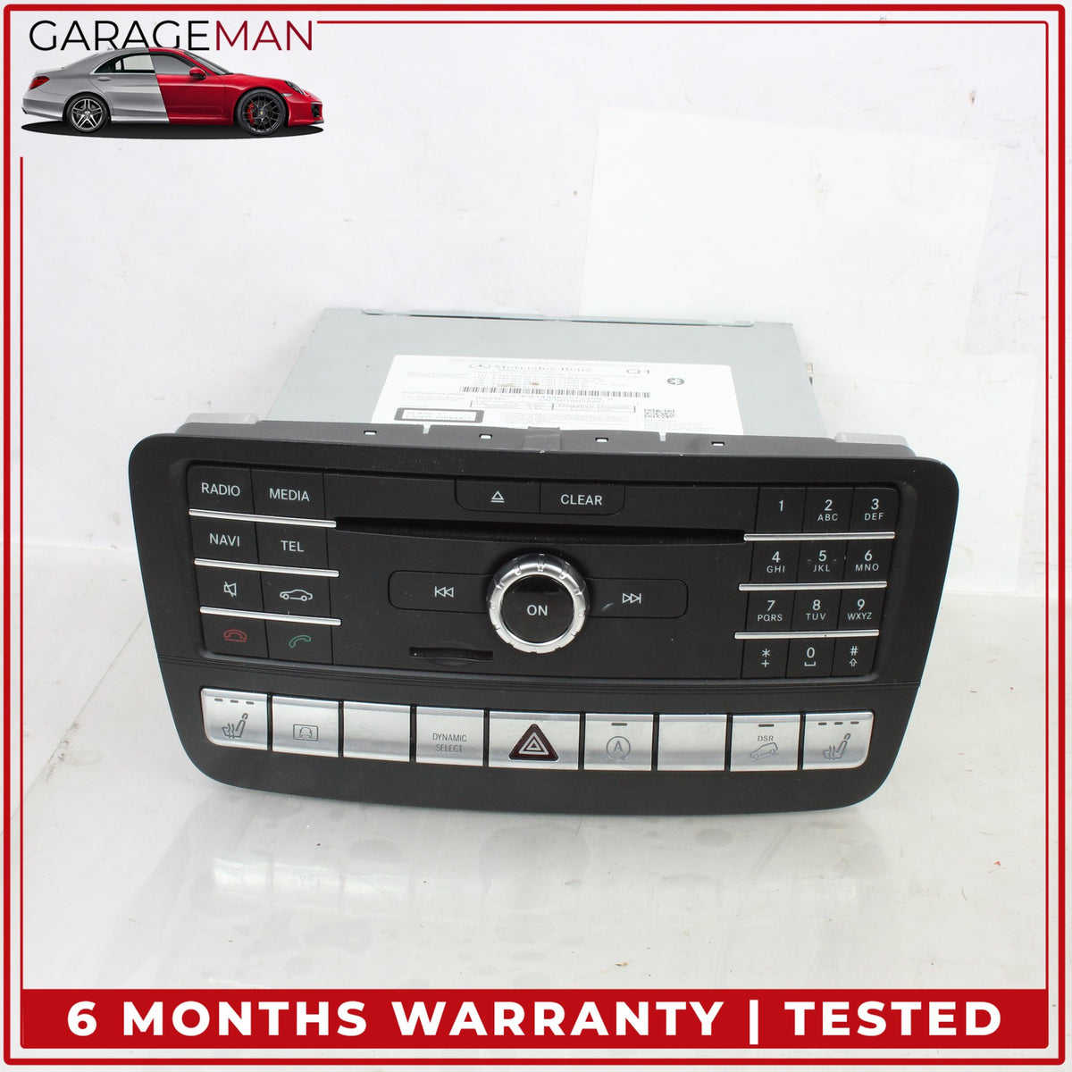 2014-2020 Mercedes X156 GLA250 Command Head Unit Navigation Radio 2469002221 OEM