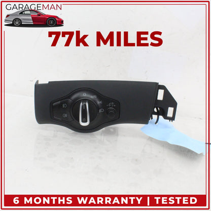 2009-2016 Audi A4 Front Left Headlight Control Switch w/ Trim 8K0941531AS OEM
