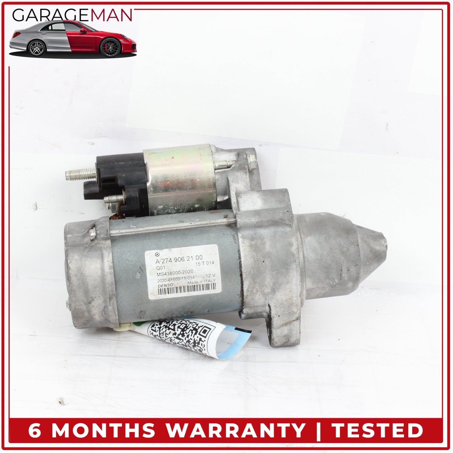 2015-2020 Mercedes W205 C300 M274 Engine Motor Starter 2749062100 OEM