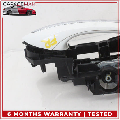 2011-2016 BMW 550i Front Right Passenger Side Exterior Door Handle White OEM