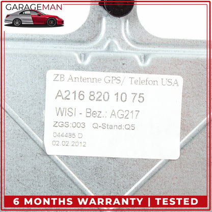 2007-2014 Mercedes-Benz CL550 W216 Coupe Telephone Phone Antenna Control Module Unit 2168201075 OEM