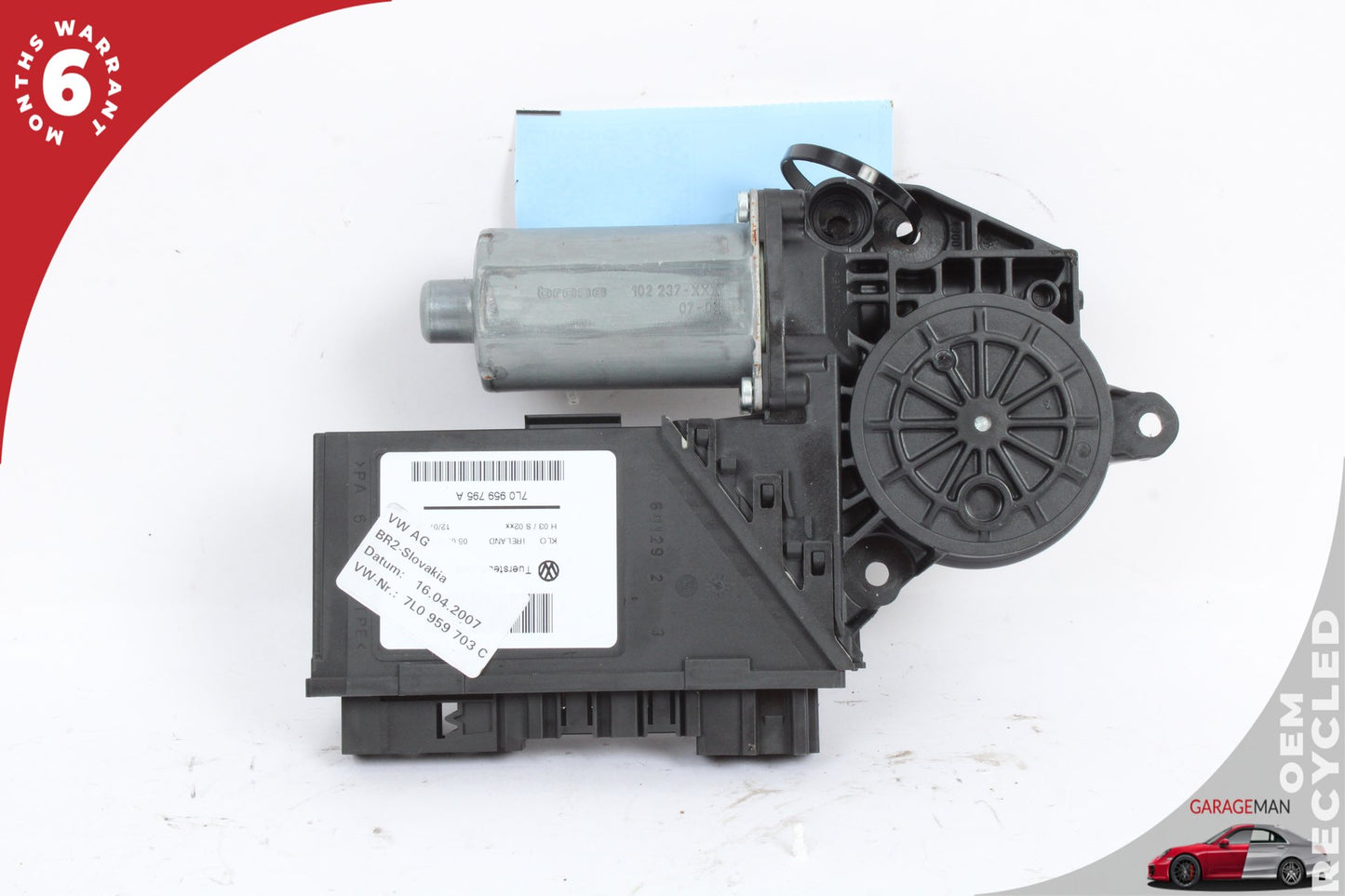 2003-2010 Porsche Cayenne 957 Rear Left Door Power Window Motor 7L0959703C OEM