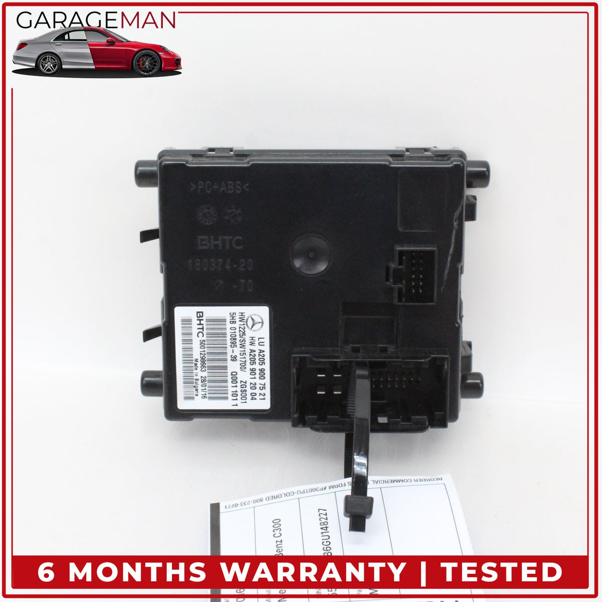2015-2019 Mercedes W205 C300 AC A/C Heater Control Module Unit 2059007521 OEM