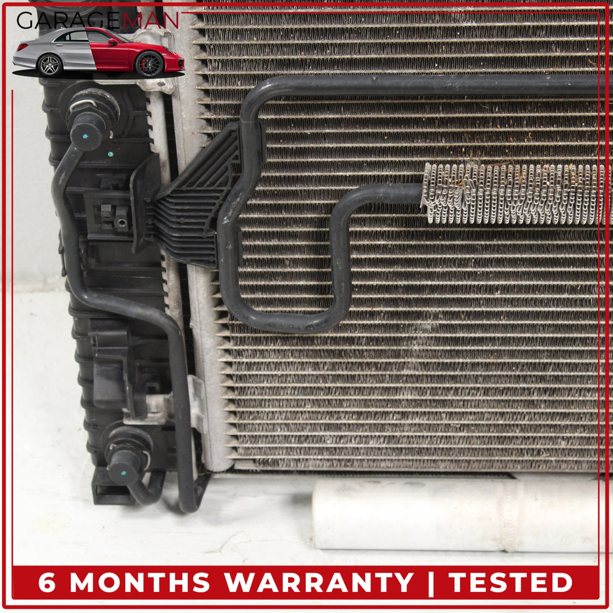 2003-2006 Mercedes W219 CLS500 E500 Water Cooling Radiator AC A/C Condenser OEM