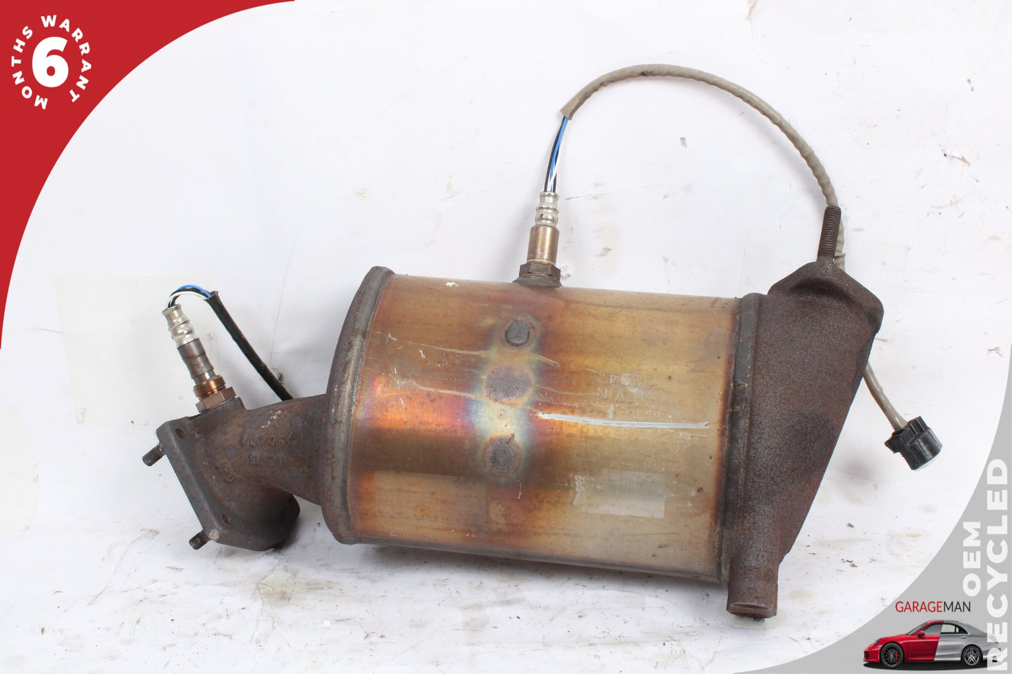 2003-2006 Jaguar XK8 X100 Left and Right Side Exhaust Downpipe 3W835E212AD OEM
