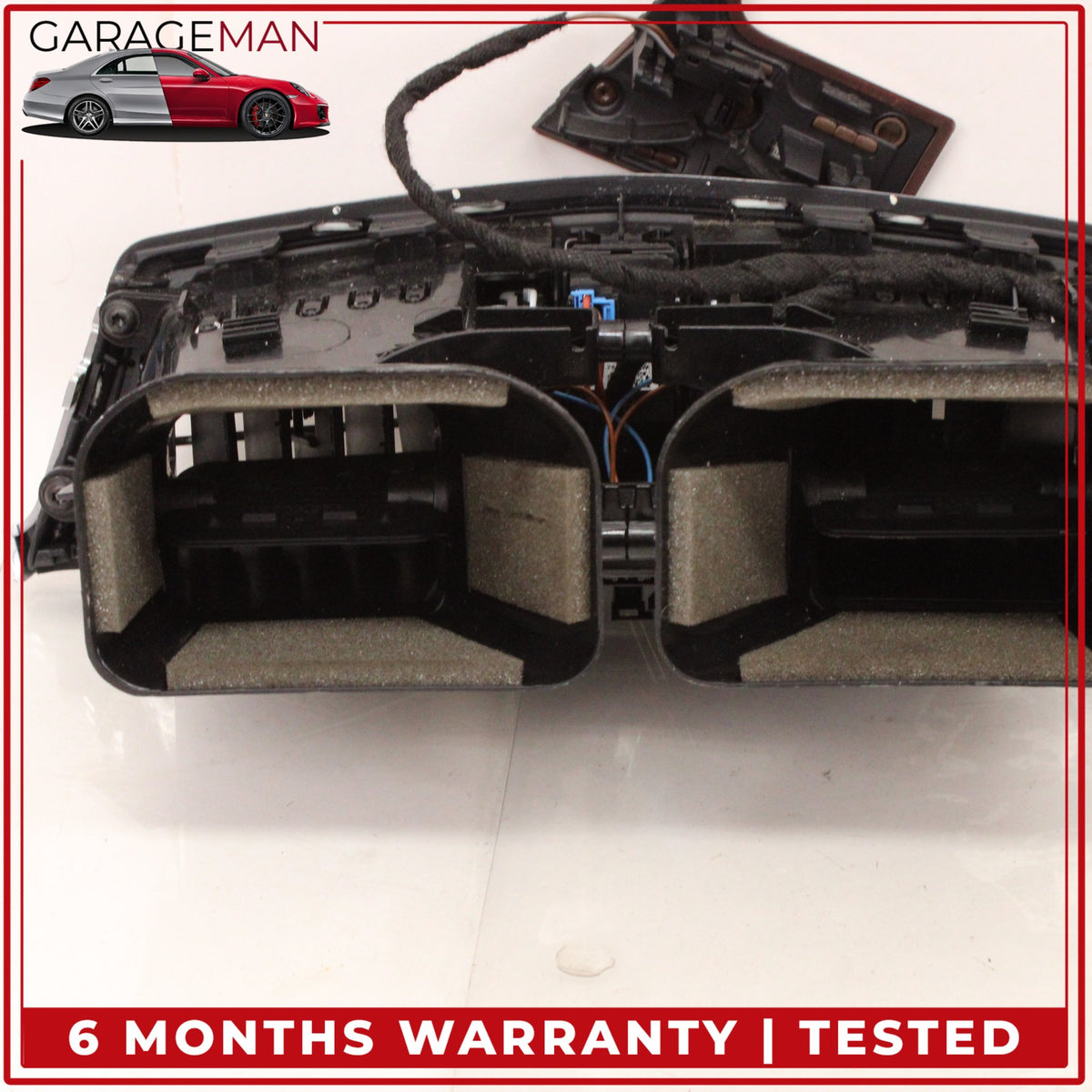 2010-2013 Mercedes W212 E350 Front Dashboard AC A/C Air Vent Wood Panel OEM