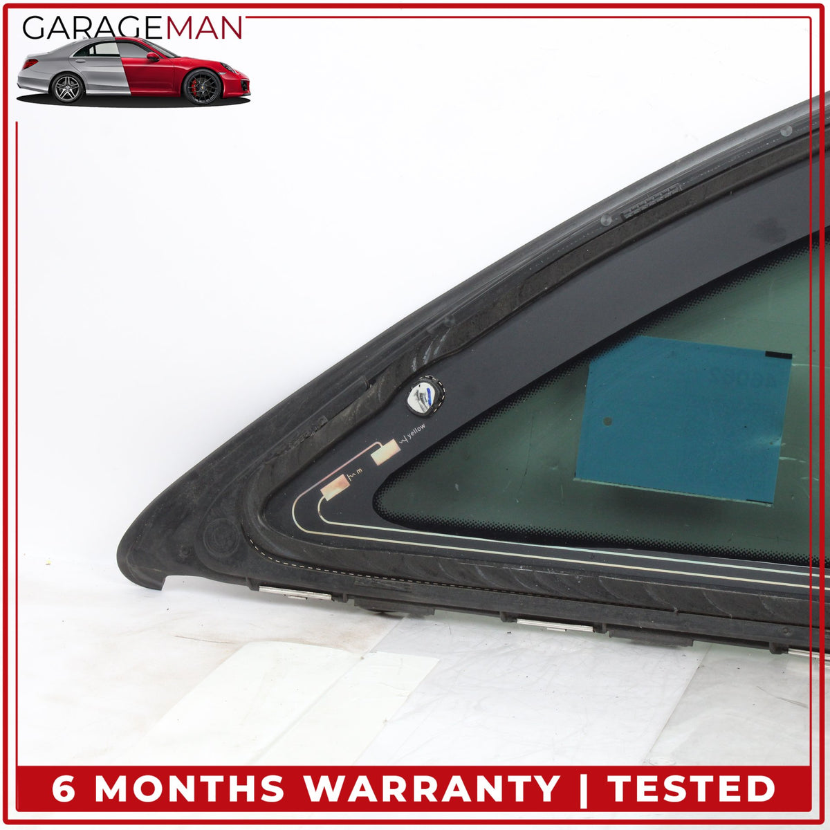 2017-2023 Mercedes S213 E400 Wagon Rear Left Quarter Window Glass 2136709300 OEM