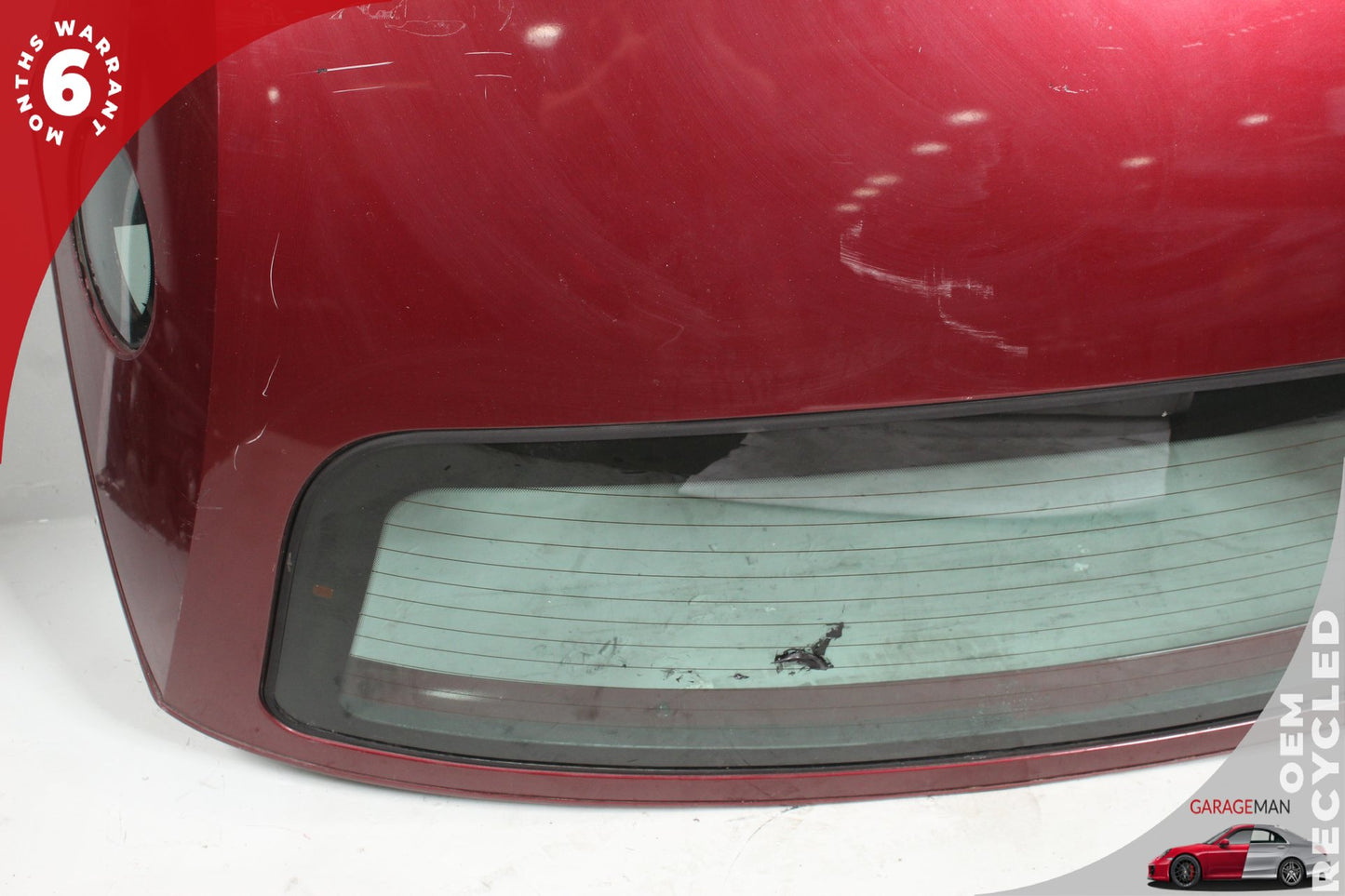 2002-2005 Ford Thunderbird Hard Top Roof Panel w/ Portholes Red OEM