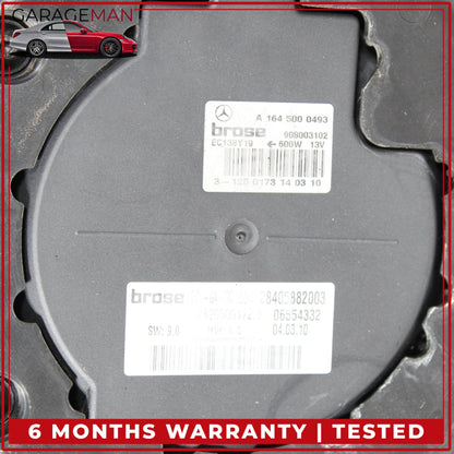 2006-2013 Mercedes W164 ML350 Engine Cooling Fan Motor Assembly 1645000493 OEM