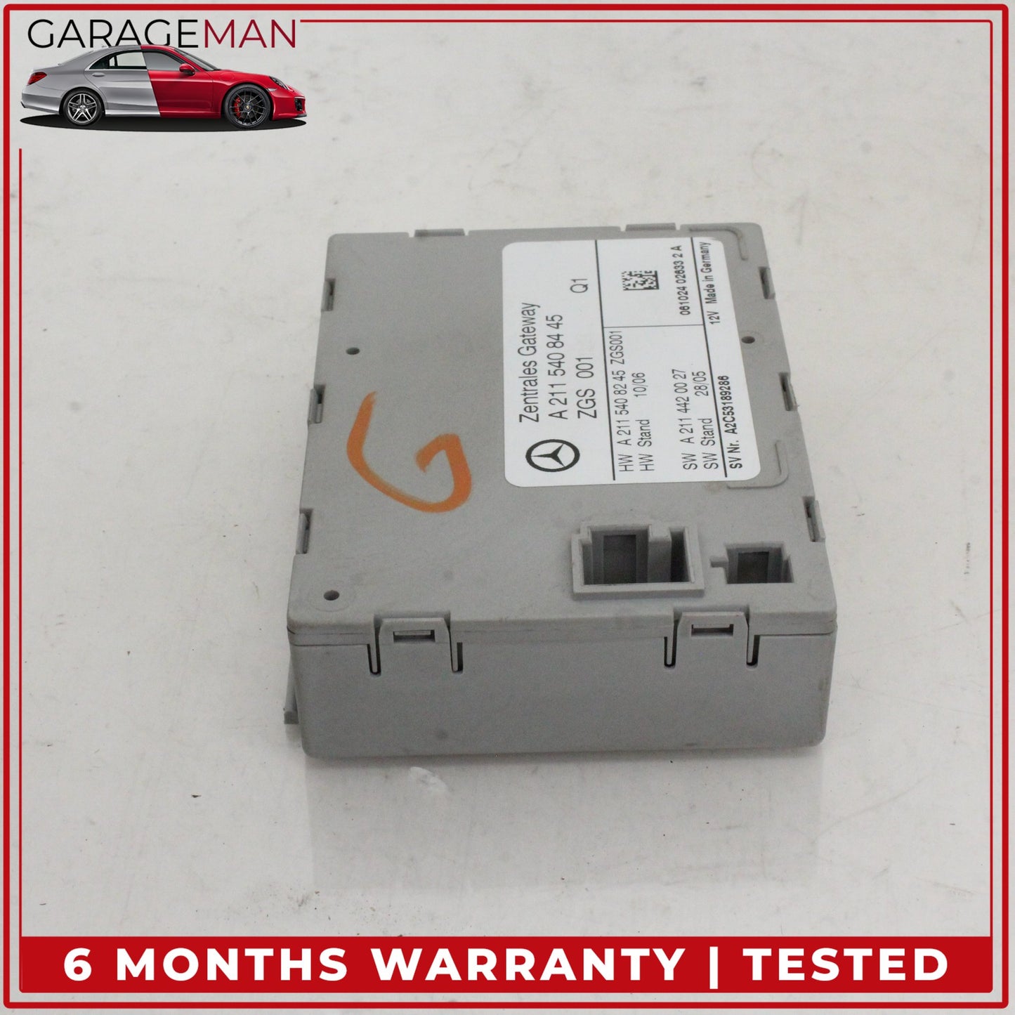 2001-2011 Mercedes W211 E350 Central Gateway Control Module Unit 2115408445 OEM