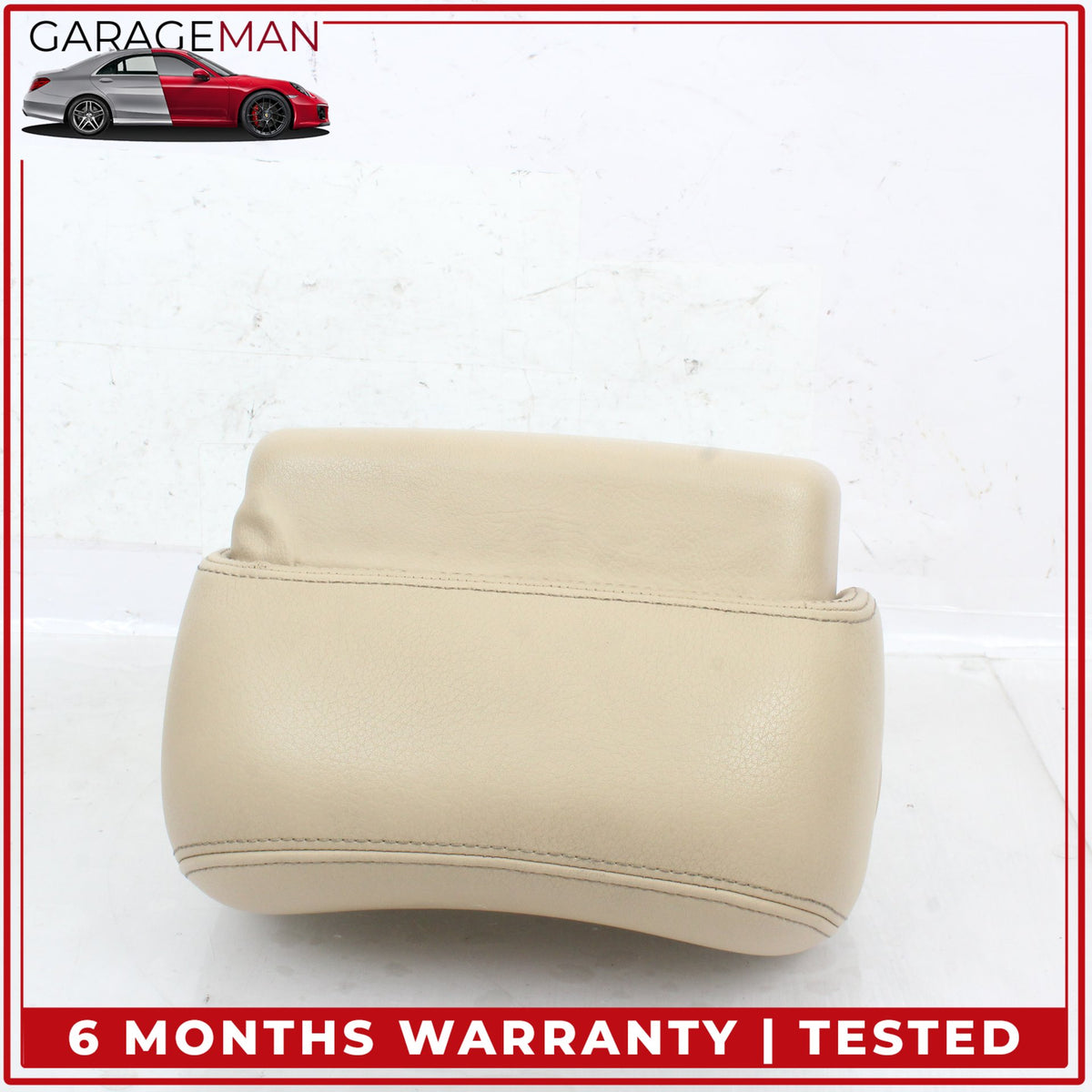 2012-2018 Audi A6 A7 Front Left and Front Right Side Seat Headrest Beige OEM