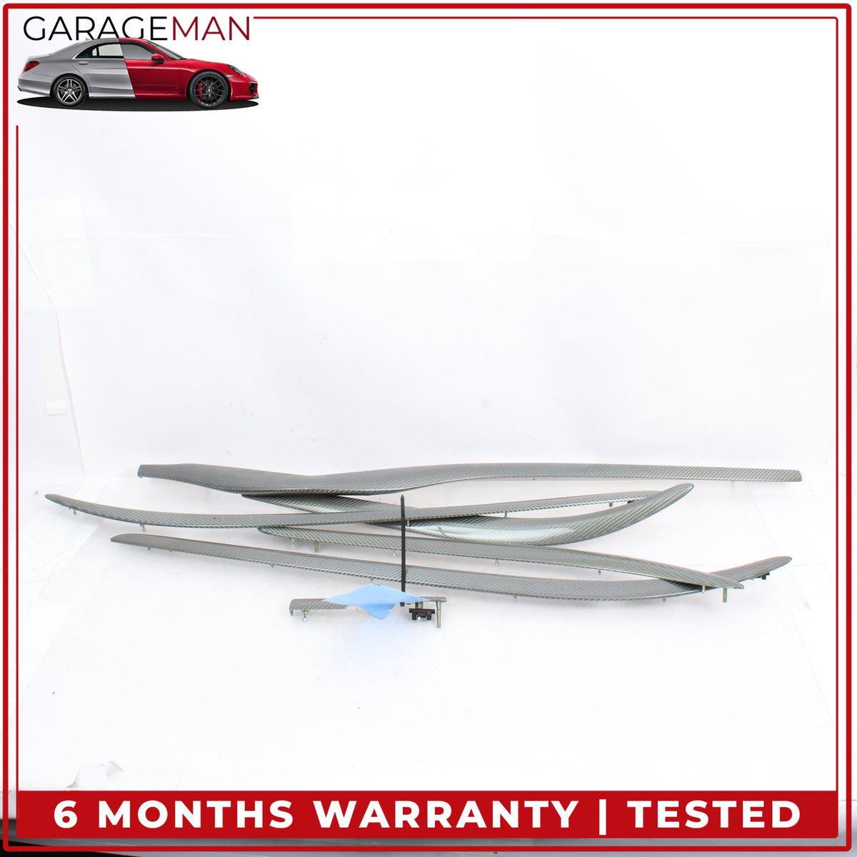 2008-2018 Maserati GranTurismo M145 MC Line Dash Door Panel Trim Carbon Set OEM