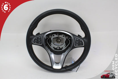 2015-2018 Mercedes W205 C350e C300 Steering Wheel w/ Paddle Shifters OEM