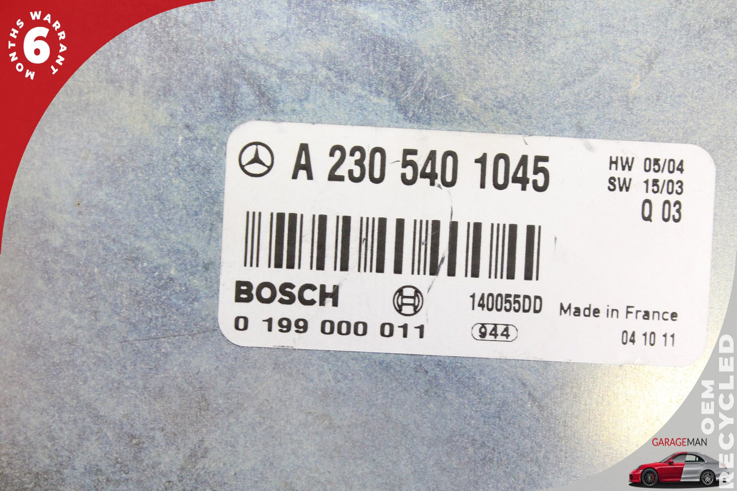2003-2012 Mercedes R230 SL500 Battery Stabilization Control Load Module OEM