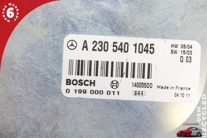 2003-2012 Mercedes R230 SL500 Battery Stabilization Control Load Module OEM