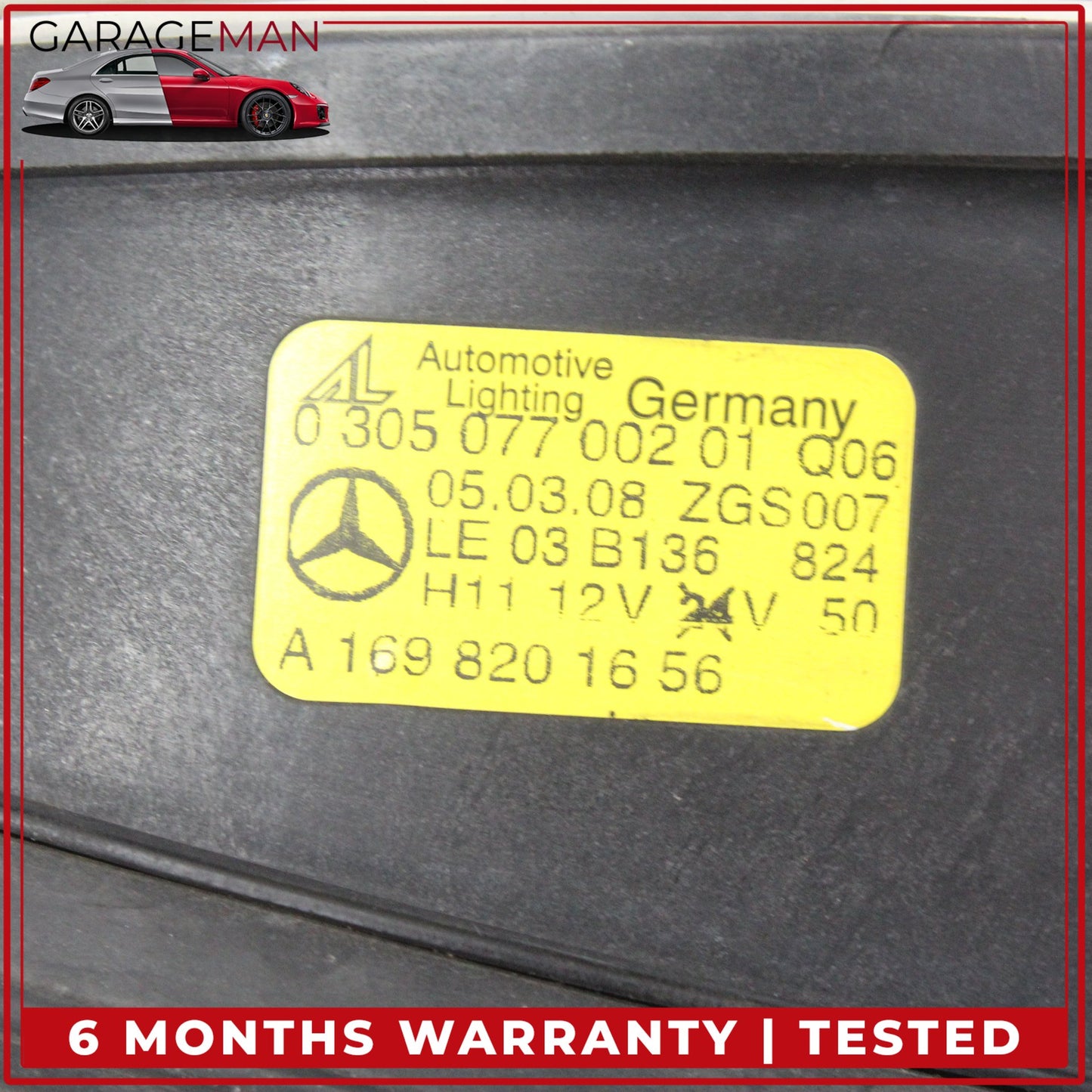 2005-2012 Mercedes W211 E350 Front Right Side Fog Light Lamp 1698201656 OEM