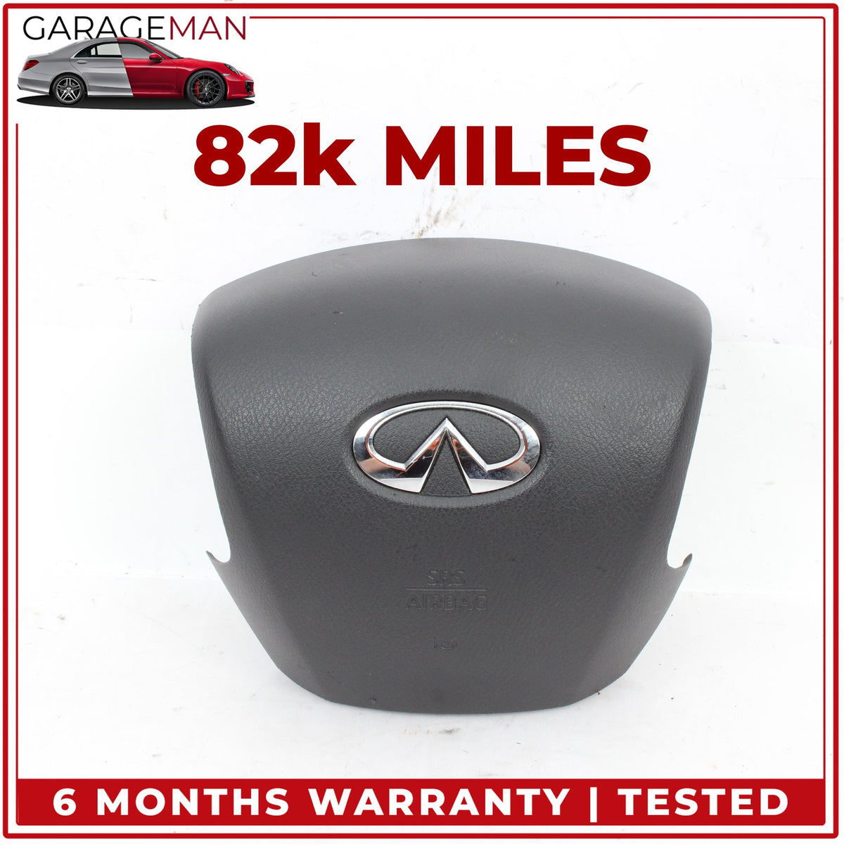 2016-2017 Infiniti Q50 V37 Front Left Side Steering Wheel Airbag K85104HK0A OEM