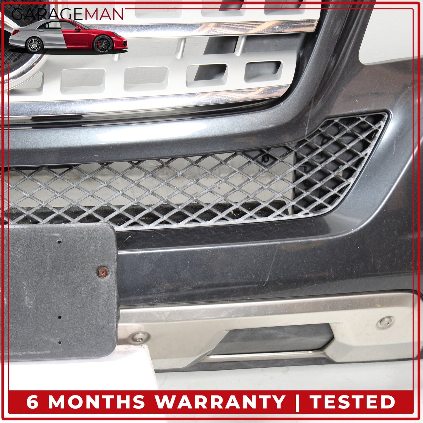 2009-2011 Mercedes W164 ML350 ML550 Base Front Bumper Cover Assembly Gray OEM
