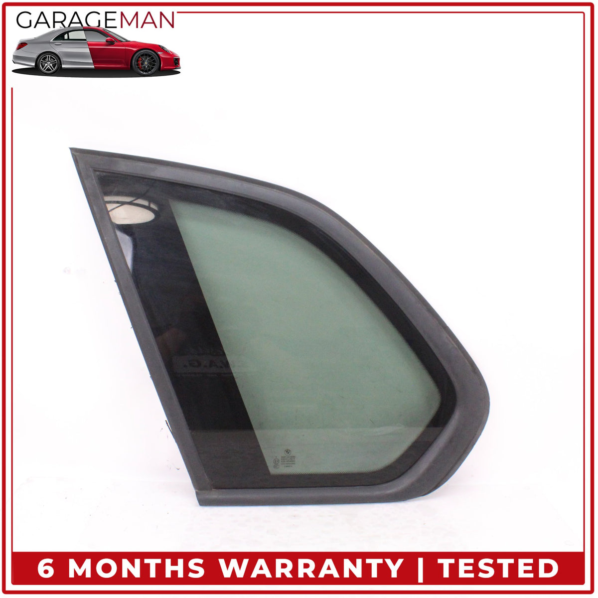 2007-2013 BMW X5 E70 Rear Left Driver Side Quarter Window Glass 7207883 OEM