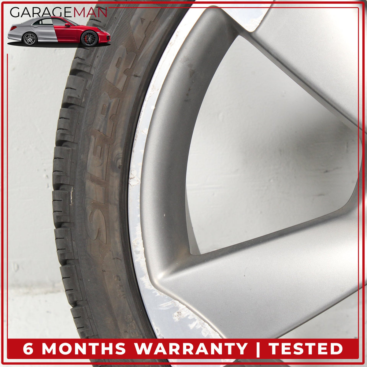 2012-2018 Audi A6 S6 Front or Rear 5 Spoke Wheel Rim w/ Tire 8.5JX20H2 ET45 OEM