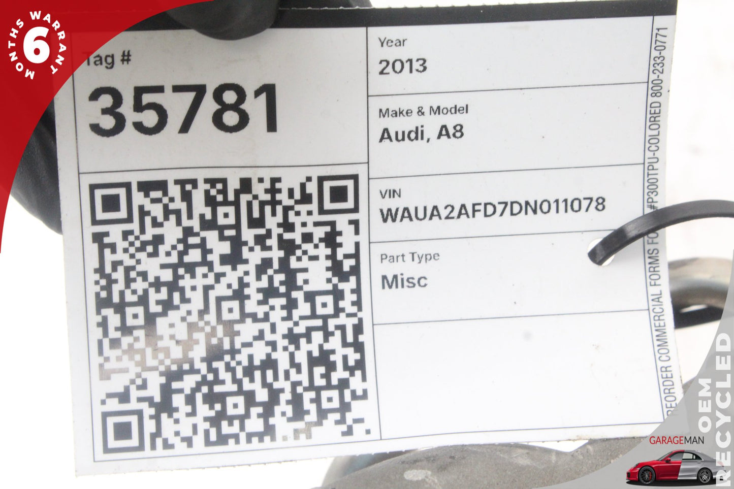 2013-2018 Audi A8 S8 S6 S7 Left Side Turbocharger Manifold 079145703E OEM