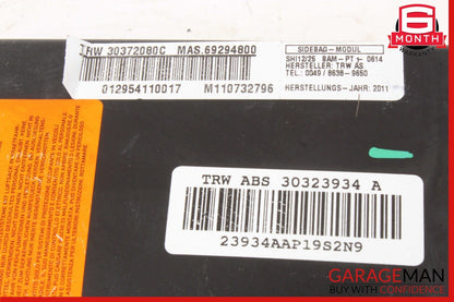 03-13 Maserati Quattroporte S M139 Front Right Side Seat Airbag SRS OEM