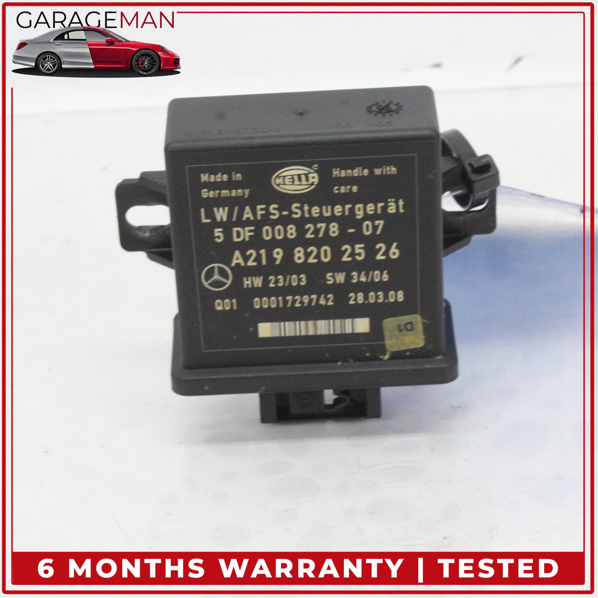 2006-2011 Mercedes W219 CLS550 Headlight Range Control Module 2198202526 OEM