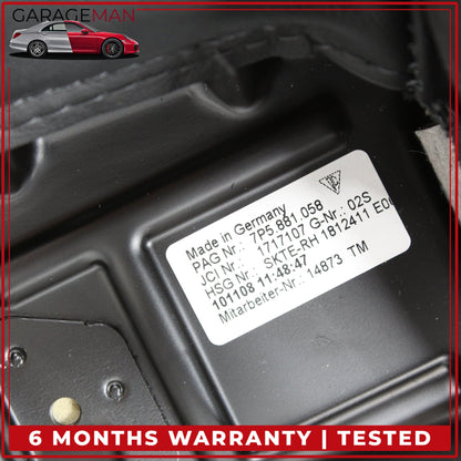 2011-2018 Porsche Cayenne 958 Front Right Lower Cushion w/ Track Frame &amp; Motor