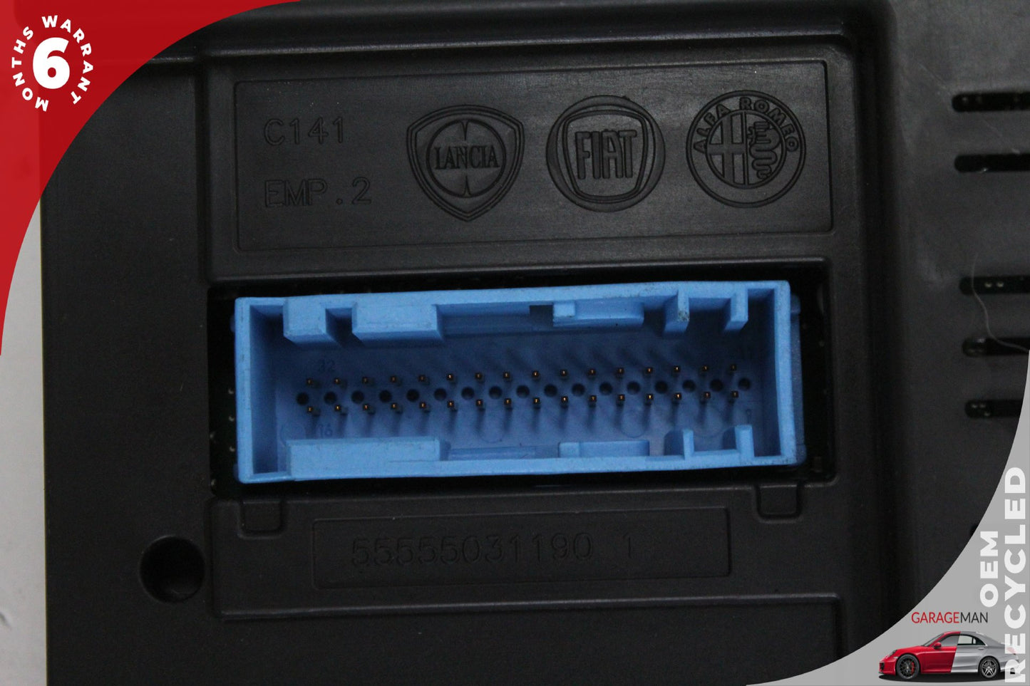 2012-2015 Fiat 500e Telemetrics Bluetooth Module Blue and Me 68238399AB OEM