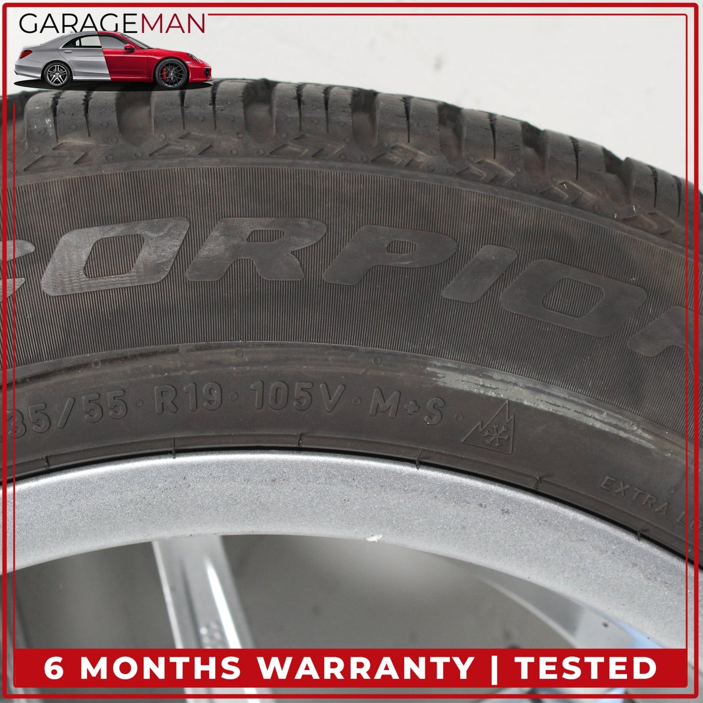 2016-2023 Mercedes X253 GLC300 Wheel Rim w/ Pirelli Tire 8JX19H2 ET38 OEM