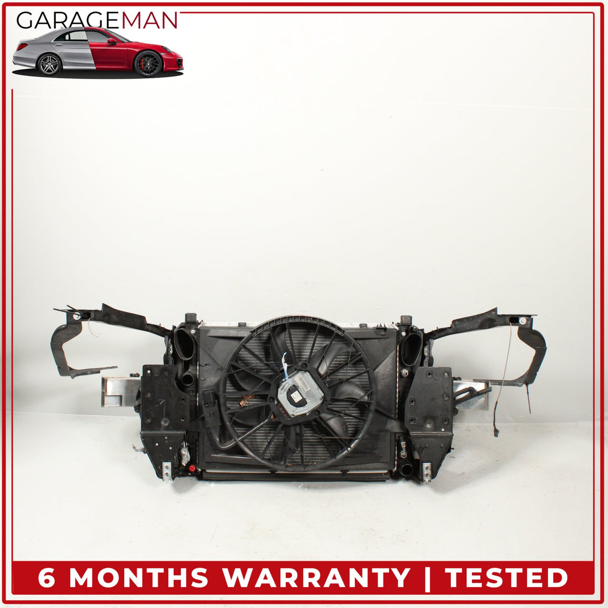 2007-2008 Mercedes R230 SL550 Convertible Radiator Core Support Assembly OEM