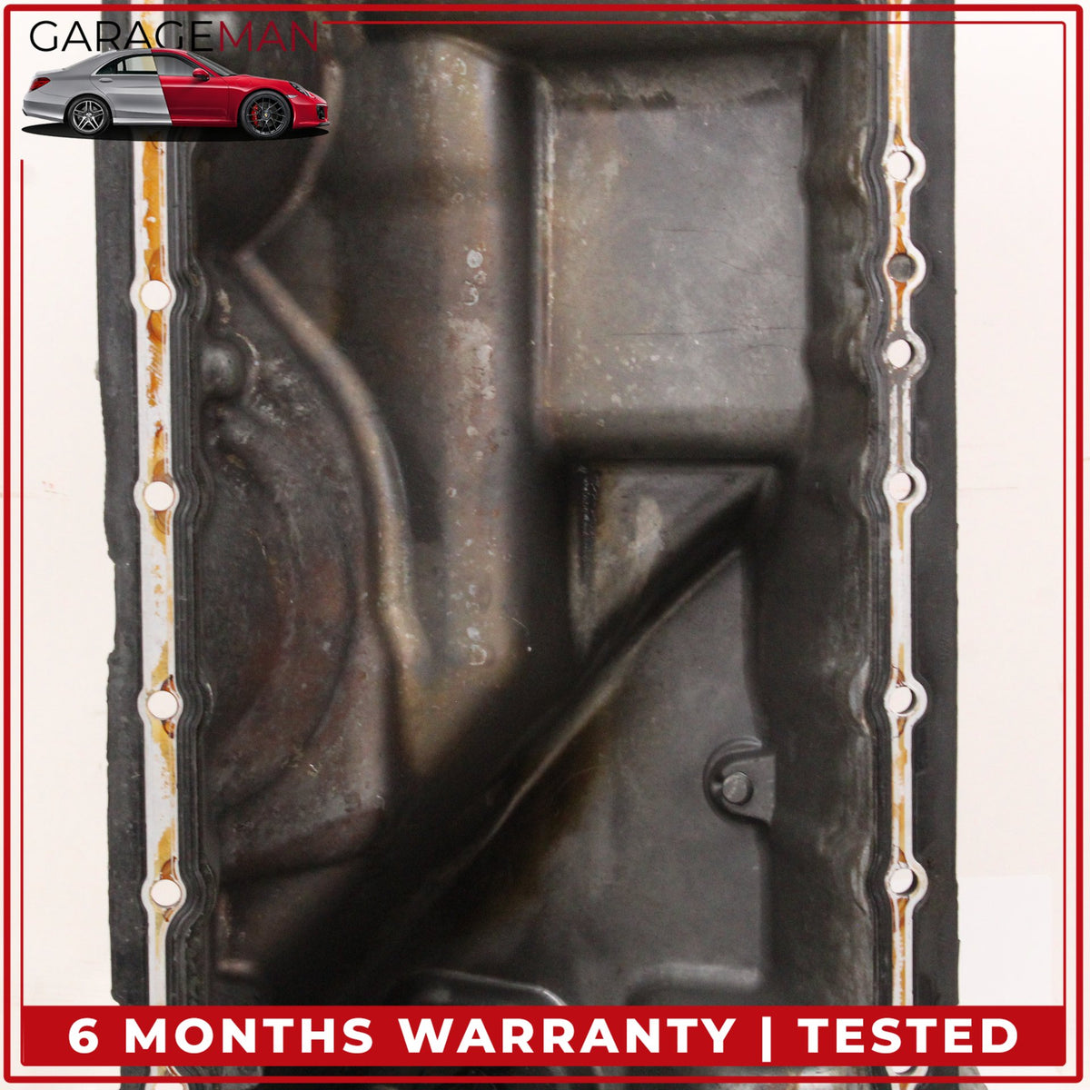 2010-2019 BMW 640i 3.0L Straight Six Engine Motor Oil Pan w/ Sensor 7556663 OEM