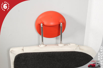 2013-2019 Fiat 500e Front and Rear Complete Seat Assembly White and Red OEM
