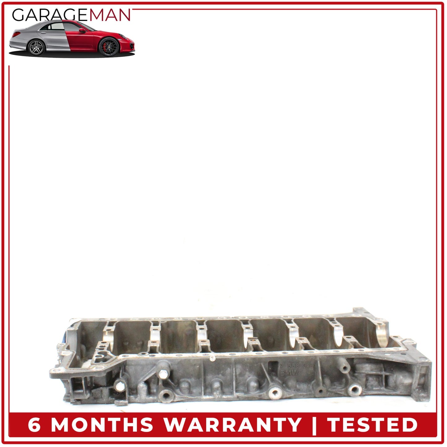 2011-2013 BMW 528i F10 N52 Lower Engine Crankshaft Housing 7558325