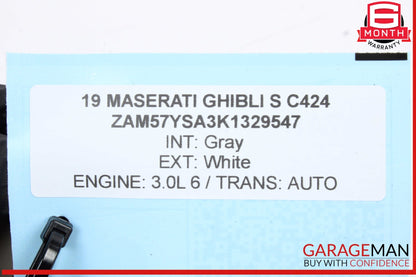 2014-2019 Maserati Ghibli Power Window Switch 670025407 Genuine