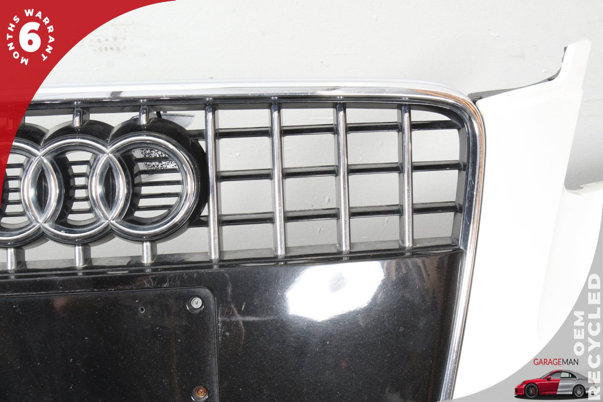 2010-2015 Audi Q7 SUV Front Bumper Cover Aseembly White w/ Grills 4L0807437H OEM