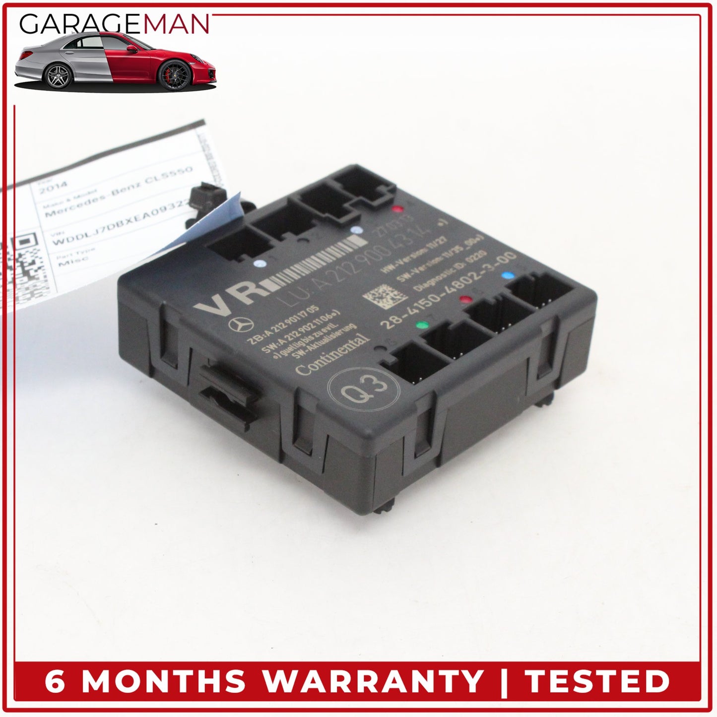 2008-2018 Mercedes-Benz CLS550 W218 Sedan Right Front Door Control Module 2129004214 OEM