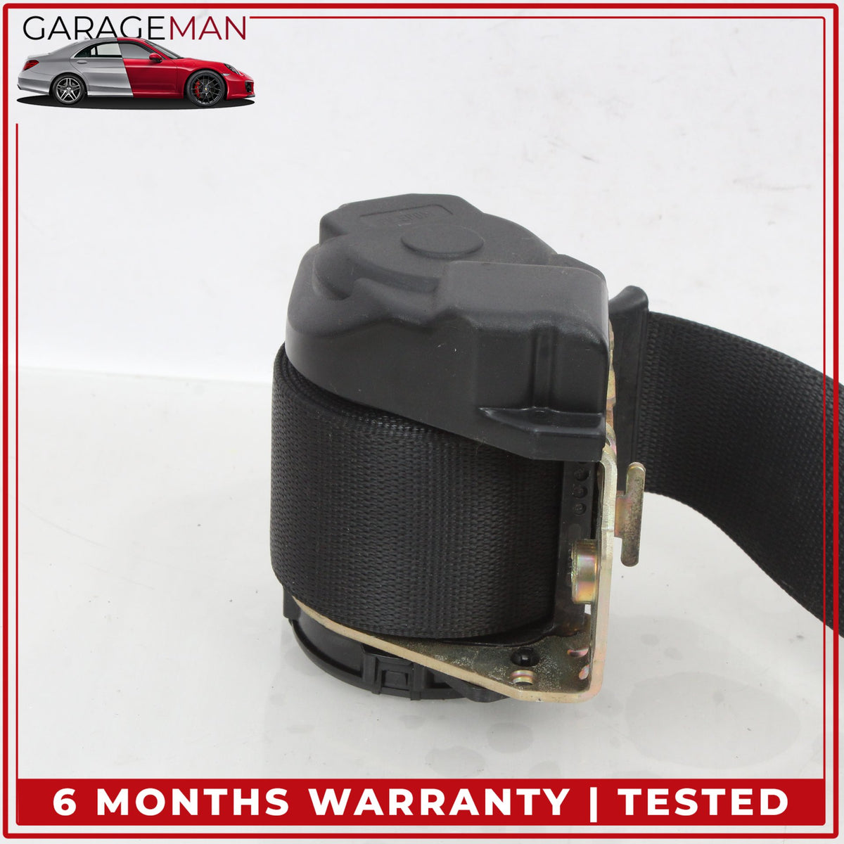 1999-2001 Porsche 911 Carrera Front Right Side Seat Belt Black 99680303403 OEM