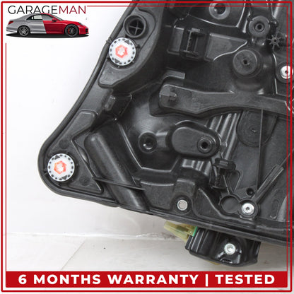 2017-2023 BMW 530e G30 Rear Right Side Window Regulator w/ Carrier 7365168 OEM