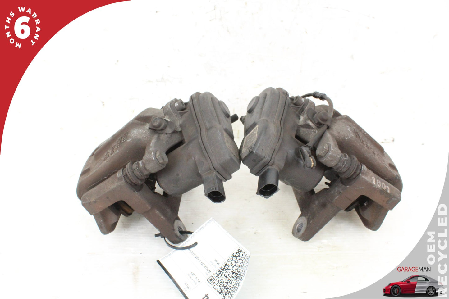 2011-2018 Audi A8 S8 Rear Left and Right Side Brake Caliper Set 4H0615403A OEM