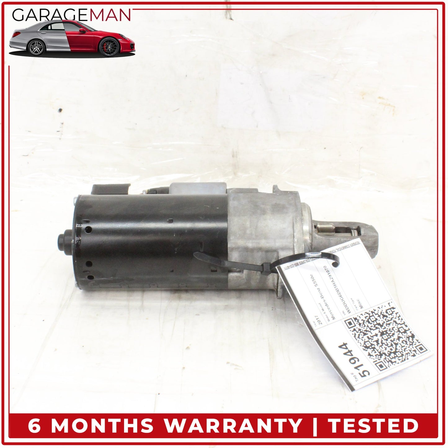 2015-2017 Mercedes W222 S550e M276 Engine Motor Starter Bosch 2769068800 OEM