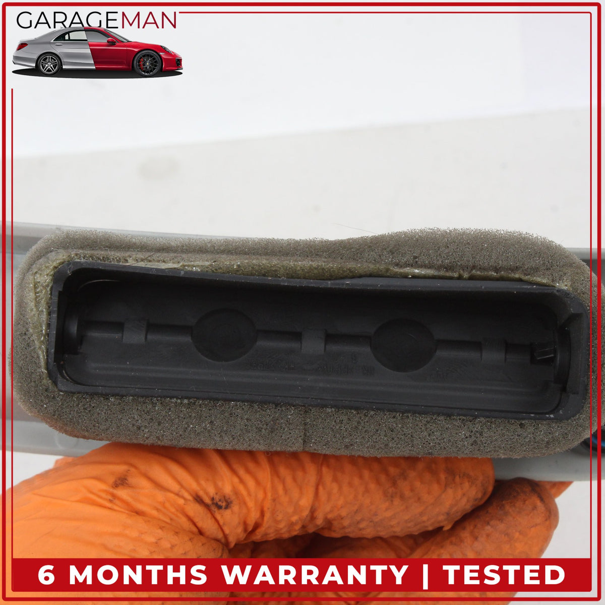 2011-2018 Audi A8 Rear Left and Right Side B Pillar AC A/C Air Vent Set Gray OEM