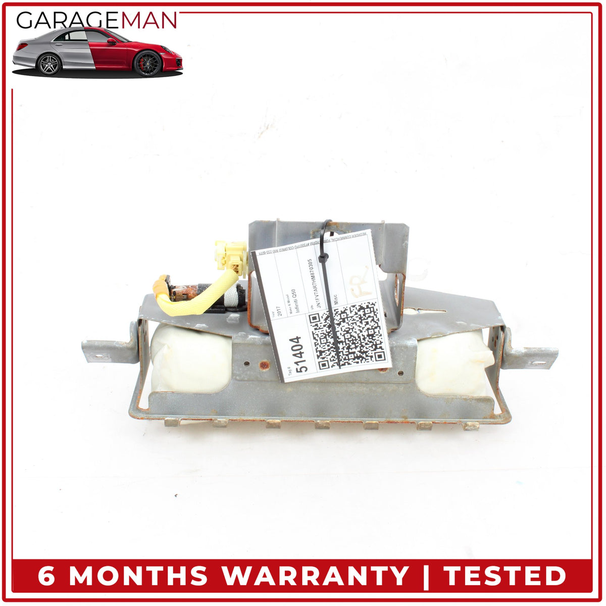 2016-2024 Infiniti Q50 V37 Sedan Front Right Side Dash Airbag K85154HK0A OEM