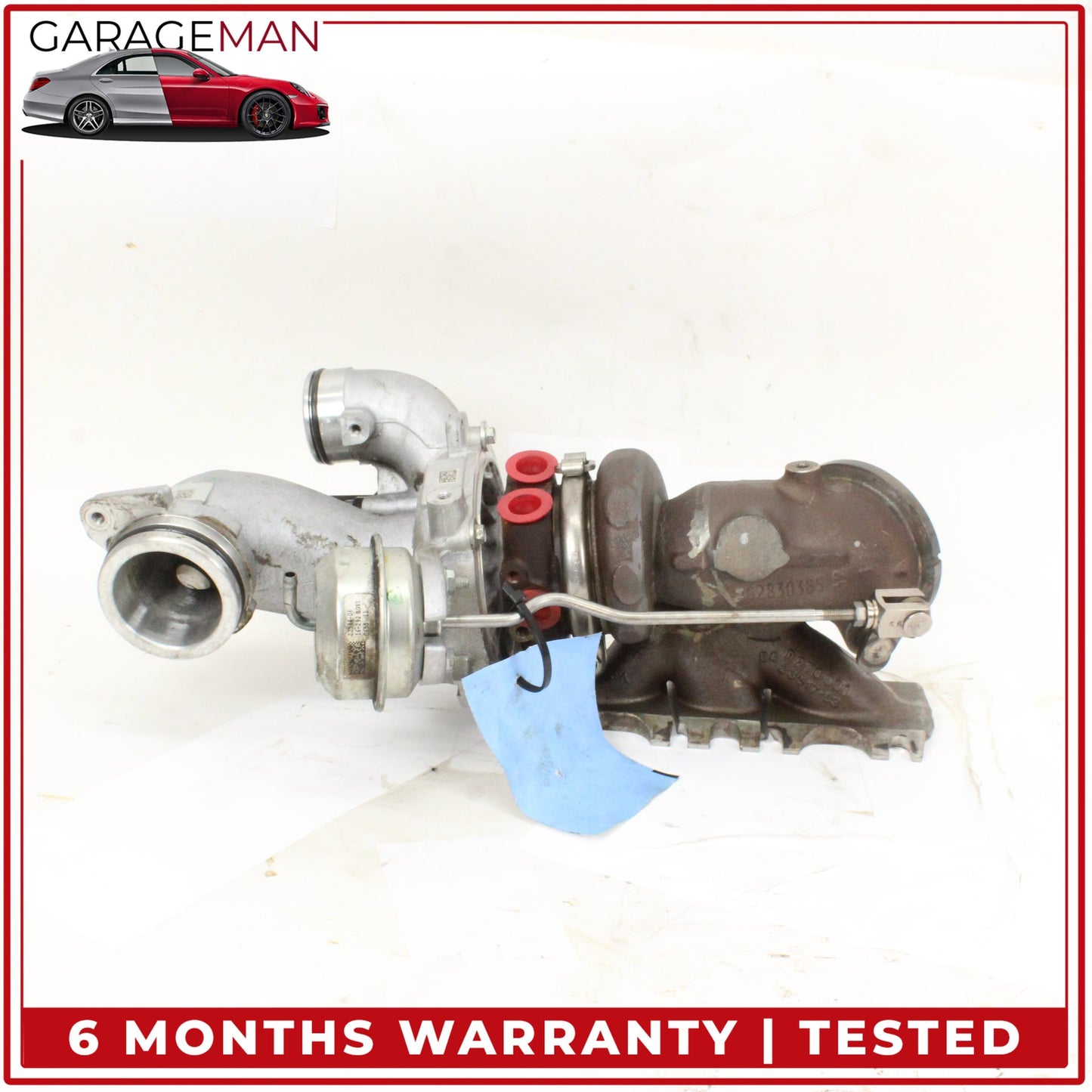 2017-2020 Mercedes W213 E400 M276 Right Turbocharger Turbo Charger Manifold OEM