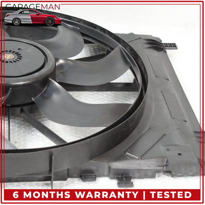 2008-2020 Mercedes W117 CLA250 Engine Radiator Cooling Fan Motor w/ Shroud OEM