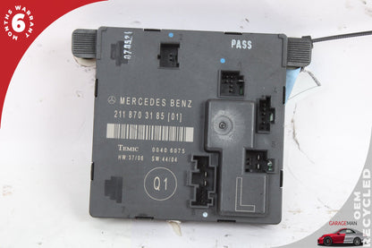 03-09 Mercedes-Benz E320 W211 Sedan Left Rear Door Control Module 2118703185 OEM