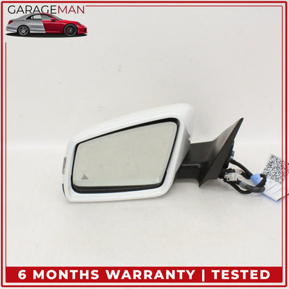 2014-2019 Mercedes W117 CLA250 Front Left Rear View Mirror w/ Blind Spot OEM