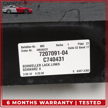 2011-2016 BMW 528i F10 Left Side Lower Rocker Skirt Cover Panel 7207091
