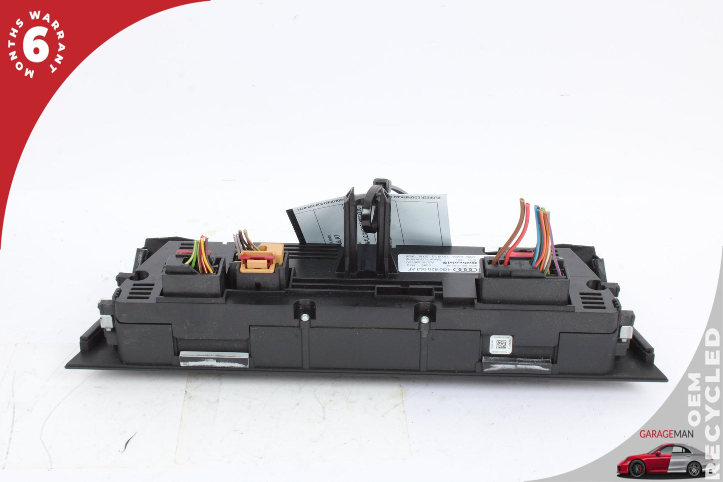 2012-2018 Audi A7 S7 Front AC Temperature Climate Control Panel 4G0820043AF OEM